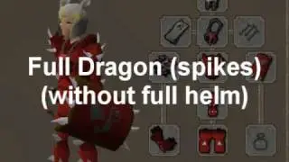 Full Dragon Gilded and Spiked (No full helm)
