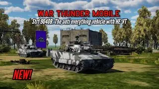 NEW! Strf 9040B gameplay: The anti everything vehicle, HE-VT included - War Thunder Mobile