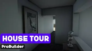 What a House Built Using ProBuilder Looks Like in Unity 6