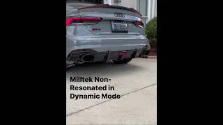 Audi RS5 Milltek Non-Resonated Race CatBack