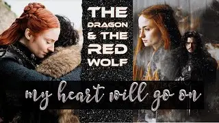 sansa & jon | My heart will go on | Jonsa | The Ref Wolf & the Dragon | Jon Sansa Ship | Northeners