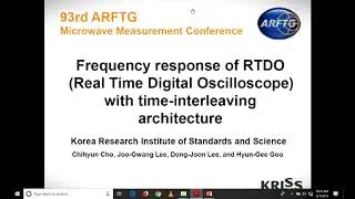 Frequency Response of Real-Time Digital Oscilloscope with Time-Interleaving Architecture