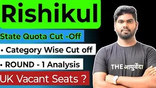 Rishikul Ayurvedic College Haridwar Cut Off 2025 | Round 1 BAMS Counselling Uttarakhand