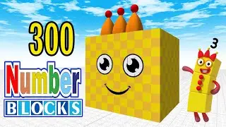 Numberblocks 300 Draw Bricks - Numberblocks Puzzle Mathlink 300 ist new yellow season