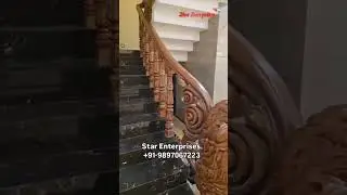 Wooden Lion Face Master Pillars by Star Enterprises. #railingpillar #railing #pillar #shorts #short