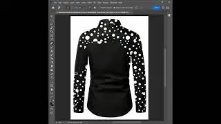 How to remove the white colour dots on the shirt in Photoshop