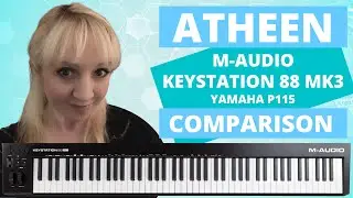 M-Audio Keystation 88 Mk3 / Yamaha P115 - Quick Playability Comparison Test