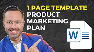 1-page Product Marketing Plan Template [Marketing Plan Example & Go to Market Strategy Template]