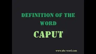 Definition of the word 