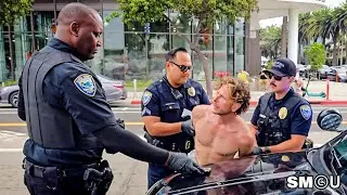 𝗔𝗥𝗥𝗘𝗦𝗧 𝗠𝗔𝗗𝗘: Santa Monica Police Detain Man Accused of Throwing Object at Passing Vehicle