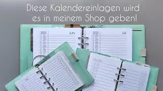 diePapeteria | diese KALENDEREINLAGEN wird es als PRINTABLES in meinem SHOP geben =)