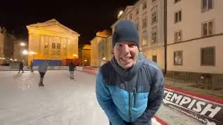 Ice skating ⛸ in Prague