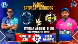 01-Feb-26 Etihad WARRIORS Vs Southern Lions by Samina Jewellers