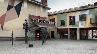 Stockholm Walks: &Aring;rsta torg - &Aring;rsta g&aring;rd, 4k walk with natural sound in Stockholm suburb from 1940&acute;s