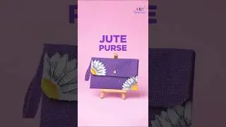 DIY Jute Purse | Jute Craft Ideas | Handmade Jute Wallet Design
