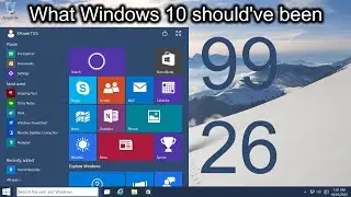 Windows 10 Build 9926: What Windows 10 should've been