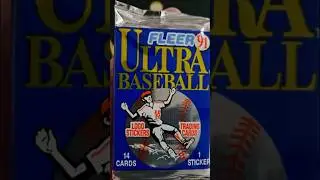 WIZARD | PAY ME | BIG MAC | 1991 FLEER ULTRA BASEBALL JUNK WAX PACK OF CARDS #shorts