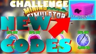 🎩NEW CODES / CHALLENGE UPDATE🎩 | Mining Simulator | Roblox