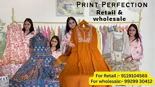 Print Perfection brings you Smart cotton 2&3 Piece Suits, Party wear suits, mull Chanderi &Festive.