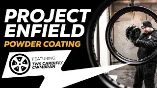 PROJECT ENFIELD | POWDER COATING 🔥🔥🔥 | Custom Interceptor 650 | Feat. The Wheel Specialist