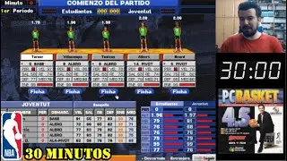 Quiero a JORDAN / PIPPEN / O´NEAL en menos de MEDIA HORA 🏀 PC BASKET 4.5 (PC) - Gameplay en Español