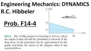 Hibbeler Engineering Mechanics DYNAMICS: Задача F14-4: Прохождение