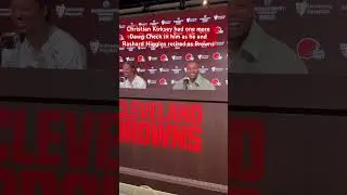 Christian Kirksey had  one more Dawg Check in him as he and Rashard Higgins retired as #Browns.