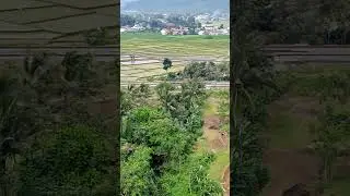 Perbatasan Desa Di Waduk Penjalin Patuguran Winduaji Hari ini Drone View #shortvideo