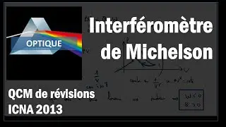 Les démonstrations essentielles autour de l'interféromètre de Michelson (QCM ICNA 2011)