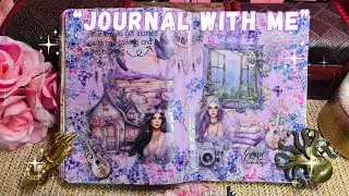 ASMR JOURNALING || PURPLE VIBES ONLY #journaling #newjournal #colortheme 