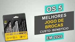 5 Melhores Jogo de Brocas bom Custo-Beneficio de 2025 │Para Madeira, Metal e Concreto