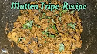 Mutton Tripe Recipe | Bhuri Bhuna