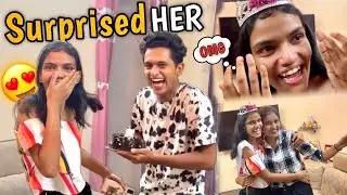 Surprise dekh kr Emotional ho gayi🥹🎂