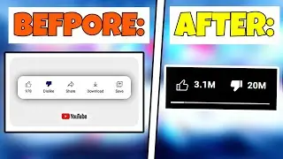 SHOW YouTube Video Dislikes Again Doing THIS! - Google Chrome Extension