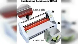 Review: 350mm Laminator Machine, Cold Hot Roller Laminating Machine, Single- & Double-Sided Th...