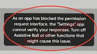 Fix As an app has blocked the permission request interface, the setting app oppo problem