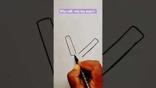 INDIA VS PAKISTAN Bat ball drawing #shorts
