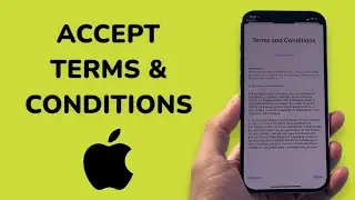 How To Accept Terms and Conditions On iPhone