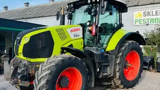 Claas Axion 830 CEBIS, HEXASHIFT, pneumatyka, miękka oś i kabina, w oryginale, prezentacja 