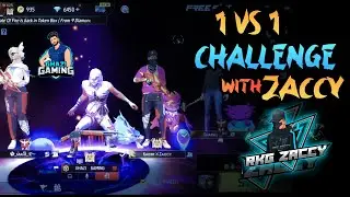 RKG ZACCY vs GHAZI GAMING || 1 vs 1 Challenge Gameplay || Intense Match 🔥🔥