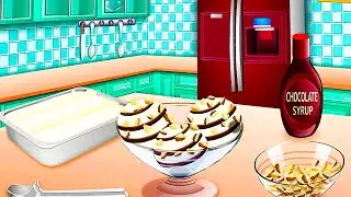 Sara's Cooking Class Vanilla Ice Cream Cooking learning games for girls | Girls kitchen games