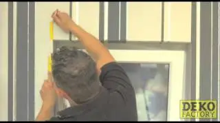 Raffrollos auf Mass - Montage an der Wand - Kettenzug Bedienung