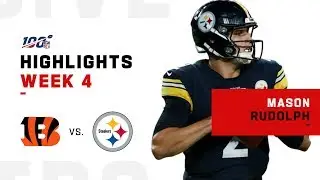Mason Rudolph Leads Steelers to 1st Win w/ 229 Yds & 2 TDs | NFL 2019 Highlights