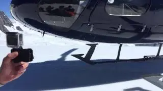 Flying in to Pioneer Hut