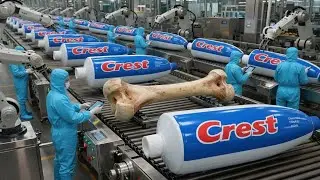 Inside the Toothpaste Factory — What It’s REALLY Made From Will Shock You (Full Process)