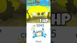 1 HP✨️New Klawf Destroy Grunt Badly in Pokemon Go
