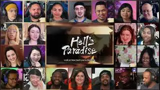 Hell's Paradise: Jigokuraku Episode 1 reaction mashup (地獄楽OP)#hellsparadise