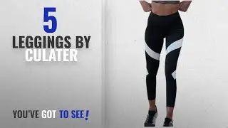 Top 10 Culater Leggings [2018]: Culater&reg; Womens Splice Yoga Pants Sports Trousers Skinny Gym