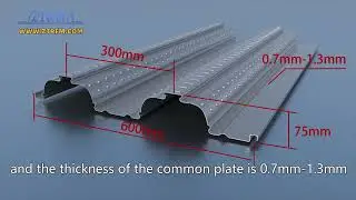 Indian TR60 Metal Deck Roll Forming Machine UK TR60 Comflor 60 Metal Deck Machine Composite Decking