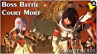 SCARLET NEXUS Boss Battle #16 - Court Mort (Kasane Route) PS5